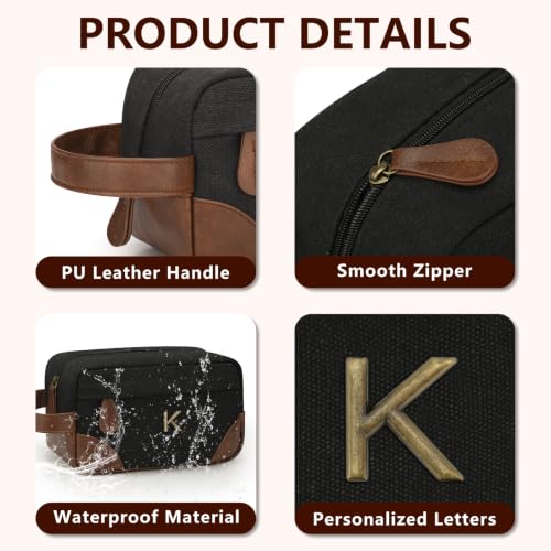 Personalized Toiletry Bag for Men, Birthday Gifts for Men Him - style: K