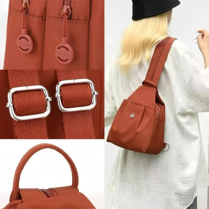 2-Way Commuter Bag 3 in 1 Tote for Women Waterproof Anti-Theft (Light pink) - color: Light Pink