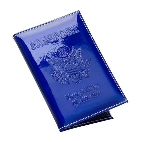 크롬 여권 커버 홀더 북 USA, 블루., 여권 커버 - color: 블루.