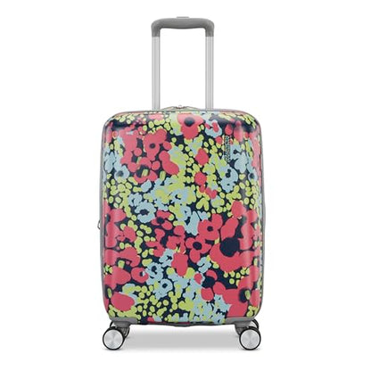 American Tourister Moonlight II Hardside Expandable Luggage with Spinner Wheels, Poppy Pattern, Carry-On 20-Inch - color: Poppy Pattern, size: Carry-On 22-Inch