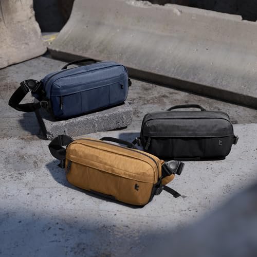 tomtoc 5.5L X-Pac Sling Crossbody Bag for Nintendo Switch 2/ROG Xbox Ally X - color: X-pac Blue
