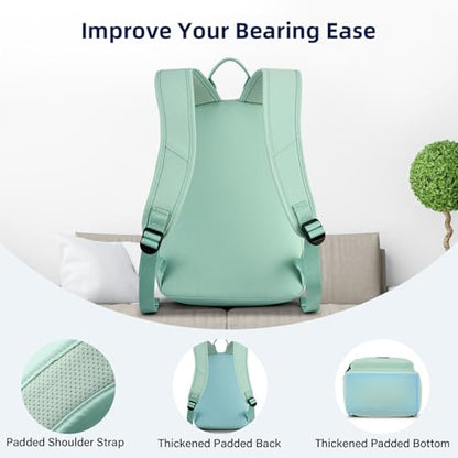 HanTrip 13 Inch Mini Small Travel Backpack Cary on For Women Men, Cyan - color: Cyan, size: 13 Inch