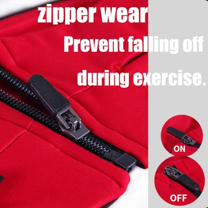 AnsrJ Slim Running Belt,Pockets with Zippers,Waist Pack for Phone Holder. - color: camouflage, size: Small