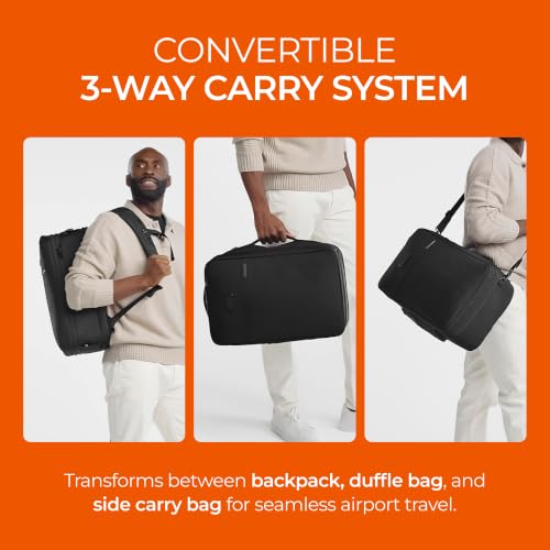 Briggs & Riley Baseline 3-Way Convertible Carry-On Travel Backpack, Navy - color: Navy