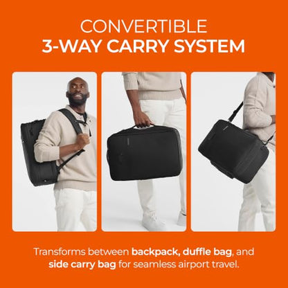 Briggs & Riley Baseline 3-Way Convertible Carry-On Travel Backpack, Navy - color: Navy