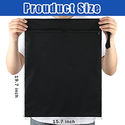 Shappy 2 Pack Wet Dry Bag Travel Laundry Waterproof,Solid Black Navy - style: Solid Black Navy