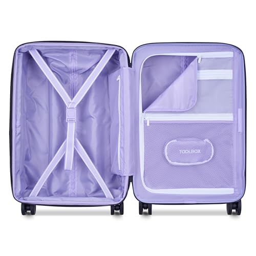 florence by mills Spin Me Away Hardside Expandable Luggage with Spinner Wheels, Lavender, Carry-On 20 Inch - color: Lavender, size: Carry-On 20 Inch