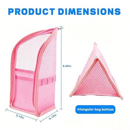 Standing Toiletry Bag, Waterproof Foldable Travel Makeup Bag, 2 Pack