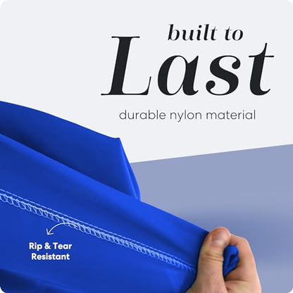 Handy Laundry Bags Nylon Extra Large - Heavy Duty - 2-Pack, Royal Blue - color: Royal Blue