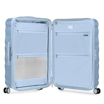 Traveler's Choice Edinburgh II Hardside Spinner Luggage, TSA Lock, Blue, 29" Large - color: Blue, size: 29" Large