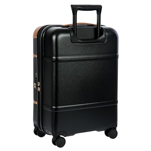 Bellagio 21" Expandable Cabin Trolley, Airline Approved, Spinner - Black - color: Black, size: Carry-on expandable