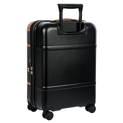 Bellagio 21" Expandable Cabin Trolley, Airline Approved, Spinner - Black - color: Black, size: Carry-on expandable