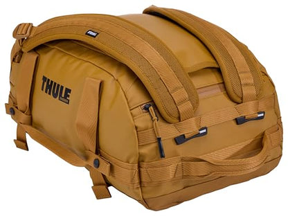 Thule Chasm Duffel bag, Weather-resistant materials, Easy packing, Converts to backpack, Internal pockets, Travel-ready - color: Golden Brown, size: 30L