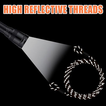 0.13IN Security Steel Cable Bike Lock Cable - color: Orange, size: 15ft（1Pack）