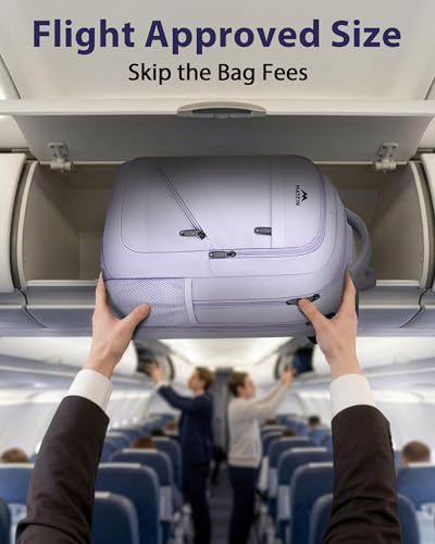 MATEIN Extra Large Laptop Backpack for Women, TSA Friendly Carry On Bag - color: Purple, size: 18 Inch