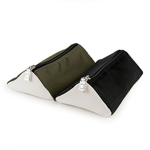 Lencca Stowaway Premium Utility Organizer Bag | Compact Travel Roll-Up Pouch with Detachab – Hanging Toiletry Travel Organizer with 4 Removable Pouches, Water-Resistant - color: Gem