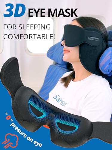SARISUN Airplane Travel Pillow for Different Heights, Stable Head Support - color: Red