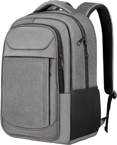 15.6" Travel Laptop Backpack for Men Women, Grey - color: Grey, size: 15.6 Inch(30L)