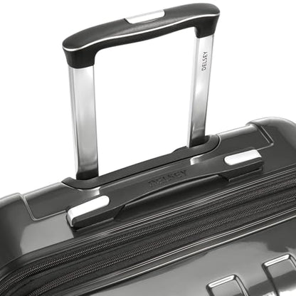 DELSEY PARIS Helium Aero Hardside Expandable Luggage with Spinner Wheels, Brushed Charcoal, 2-Piece Set (21/24) - color: Brushed Charcoal, size: 2-Piece Set (21/24)