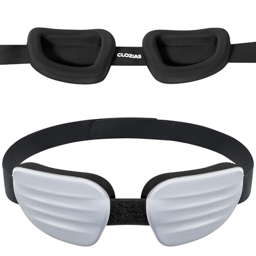 CLOZIA Sleep Mask for Sleeping, 3D Deep Eye Cups Blackout Eye Mask - color: Grey