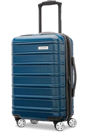 Samsonite Omni 2 Hardside 3 Piece Set - Includes Global Carry-On, Medium, & Large Checked Suitcases - 360° Dual Spinner Wheels - Integrated TSA Lock & Expansion - Amazon Exclusive - Lagoon Blue - color: Lagoon Blue, size: 3-Piece Set (Carry on/Medium/Larg