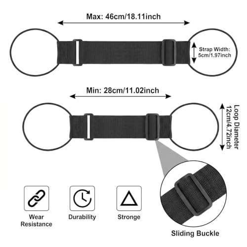 3Pcs Luggage Straps for Suitcases, Adjustable Luggage Connector Straps to Connect Two Suitcases for Secure Carry On & Travel Essentials