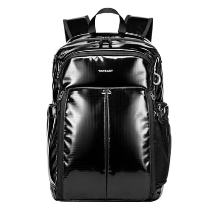 TOPEAST Basketball Backpack Sports Bag with Shoe Compartment & Ball Holder - color: Black