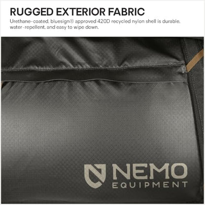 NEMO Equipment Double Haul Duffel & Tote Bag - Chimera - 70L - color: Chimera, size: 70L