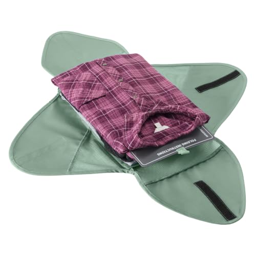 Eagle Creek Pack-It Reveal Garment Folder - Compression Wings - Maximize Luggage Space - Convenient Top Handle - Quick Drying Material - Medium - Willow Green - color: Green