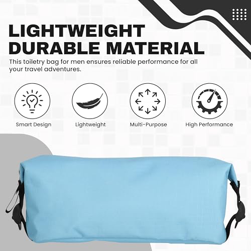 Champion Hanging Dopp Kit, Travel-Sized Polyester Bag, Water-Resistant Blue - style: Cendre Blue