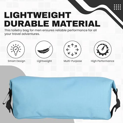 Champion Hanging Dopp Kit, Travel-Sized Polyester Bag, Water-Resistant Blue - style: Cendre Blue