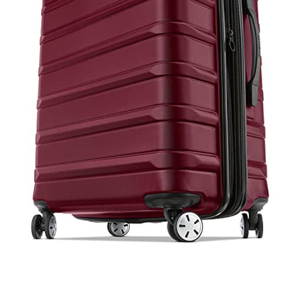 Samsonite Omni 2 Hardside Expandable Luggage with Spinner Wheels, 2-Piece Set (19/24), Nature Merlot - color: Natural Merlot, size: 2-Piece Set (Carry-on/Medium)