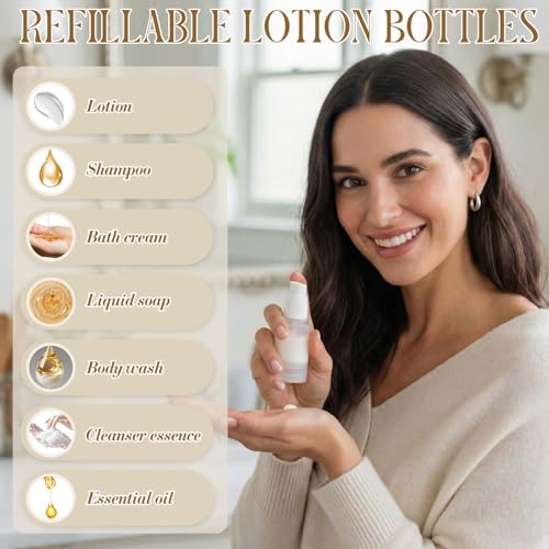 Blushtier 27 Pack Travel Skincare Containers Set 0.4/0.51/0.68/1.7oz