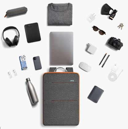 ZINZ Slim & Expandable Laptop Backpack 13-14 inch,G01OG01 - color: G01og01, size: 13"-14"