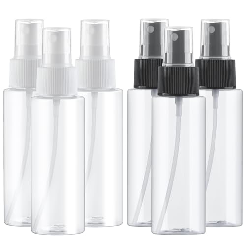 Small Spray Bottles 6Pack 2.7oz Plastic Travel Bottle Sprayer
