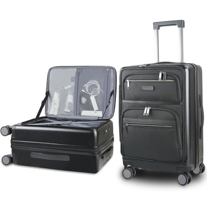 EMPSIGN 기내용 수하물 22x14x9 항공사 승인, 50.8cm(20인치) - color: 블랙.