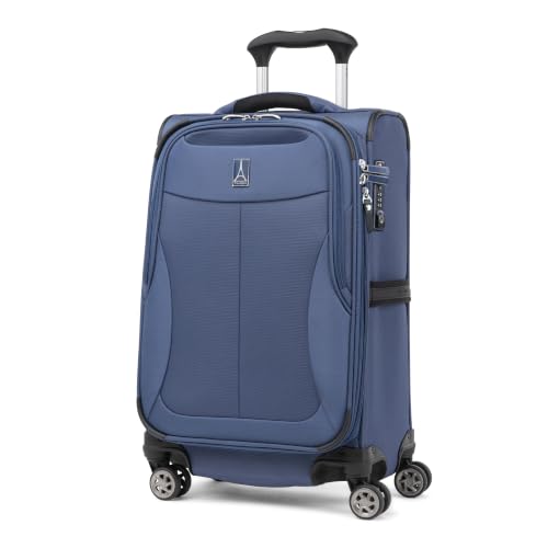 Travelpro 20" Softsided Carry-On, Expandable, TSA Lock, Ocean Blue - color: Ocean Blue, size: 20-Inch Compact Carry-on