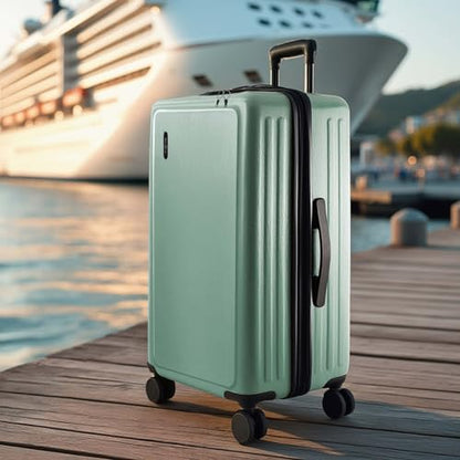 TRAVELARIM 28 Inch Luggage with Spinner Wheels, Hard Shell Suitcase with TSA Locks for Luggage, Travel Large Suitcase, Expandable Hard Shell Suitcases, Sage Green - color: Sage Green, size: Large 28-Inch Checked