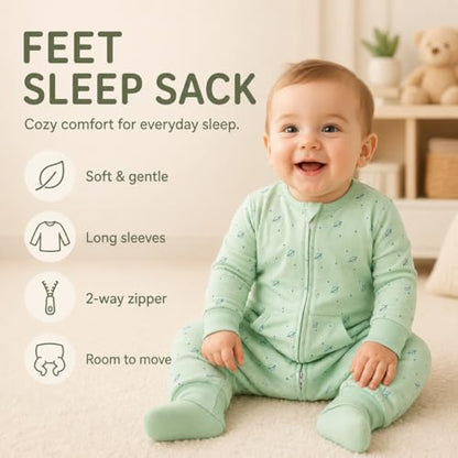 Toddler Sleep Sack with Feet, Long Sleeve, 2-3T, 1-Pack - color: Space, size: 2-3T