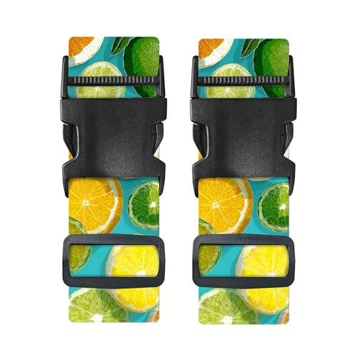 Nuxovilar Luggage Straps Set for Suitcase 1.96x90.5in Polyester - color: YMi04298, size: 1.96"x90.5"