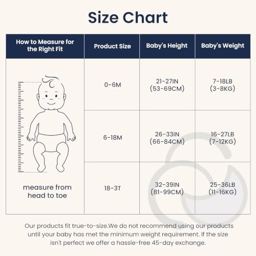 KaiyaBaby Organic Cotton Baby Sleep Sack, Long Sleeve 1.0 TOG, 0-6M - color: Blue Flint Stone, size: 0-6M