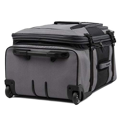 Travelpro Bold Softside Carry-On Rollaboard, Grey/Black, 2-Piece Set - color: Grey/Black, size: 2-Piece Set (22/28)