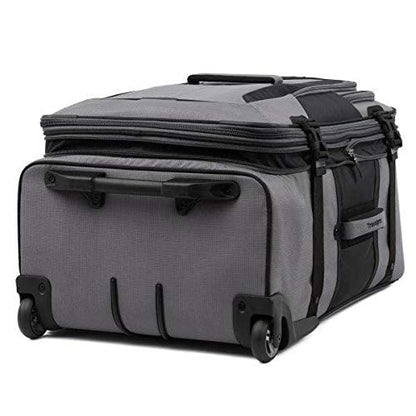 Travelpro Bold Softside Carry-On Rollaboard, Grey/Black, 2-Piece Set - color: Grey/Black, size: 2-Piece Set (22/28)