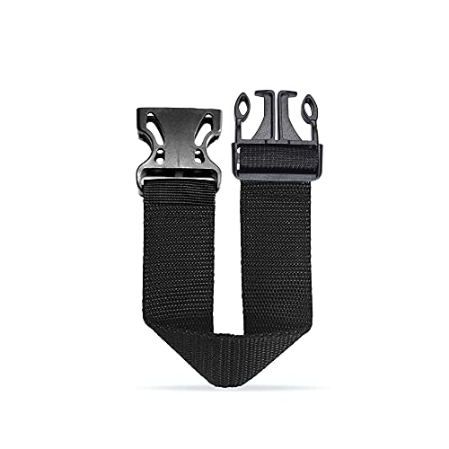 Fanny Pack Extender Belt Bag Adjustable Strap Buckle Waist Extender - ONLY COMPATIBLE WITH SOJOURNER FANNY PACKS - color: Black v2