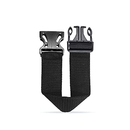 Fanny Pack Extender Belt Bag Adjustable Strap Buckle Waist Extender - ONLY COMPATIBLE WITH SOJOURNER FANNY PACKS - color: Black v2
