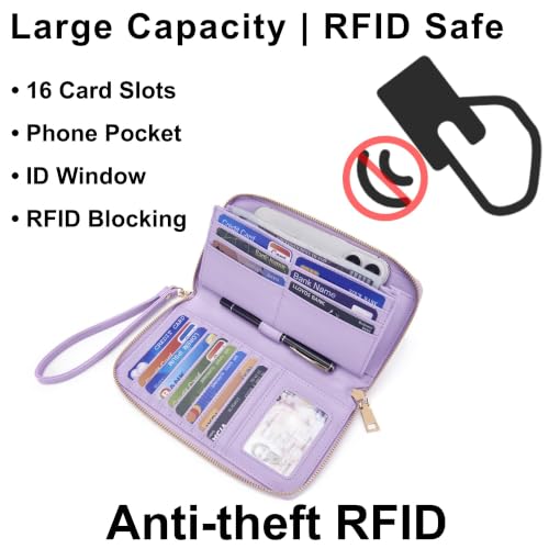Qiyuer Structured Satchel Tote Handbags Set Women Purses with RFID Wallet - color: A635-2pcs/Set Whitelavender