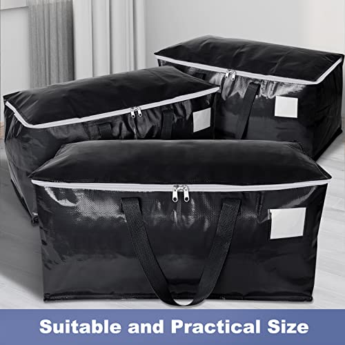 StorageRight Moving Bags, Moving Boxes, 93L 6-Pack Sotrage Bags Totes,Black - color: Black, size: 6 Pack