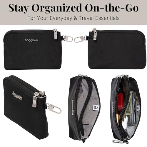 Baggallini On the Go Daily RFID Pouch - color: Black