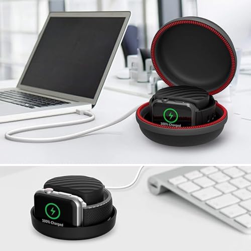 HALLEAST Travel Case for Apple Watch Charger, Portable Carrying Holder - size: 38/40/41mm