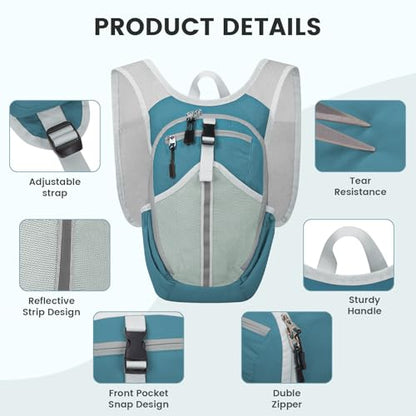 15L Small Hiking Backpack - Lightweight Foldable Backpack, Blue - color: Blue, size: 15L